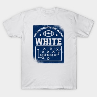 On Saturdays We Wear White // Vintage School Spirit // Go White T-Shirt